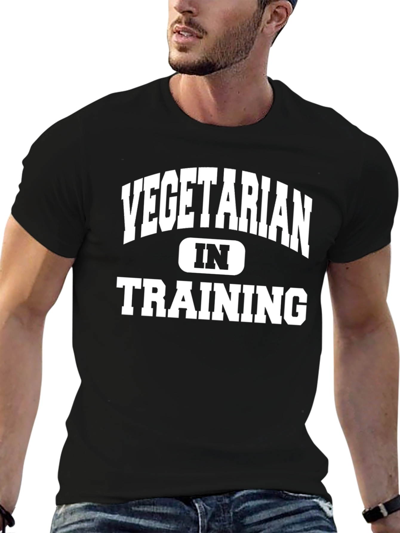 Vegetarian In Training Funny T-Shirt