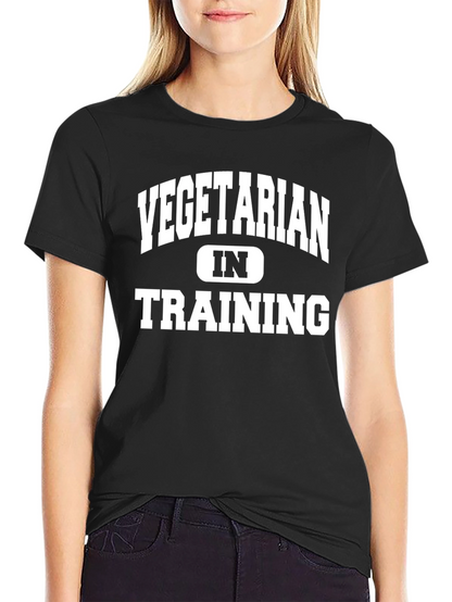 Vegetarian In Training Funny T-Shirt