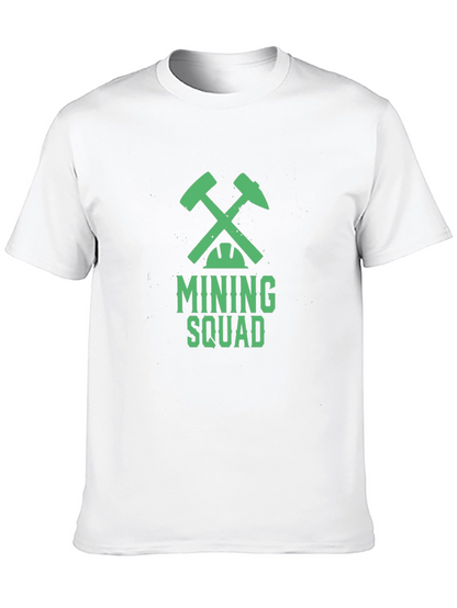 Mining Squad Graphic Tee - Cool Miner T-Shirt