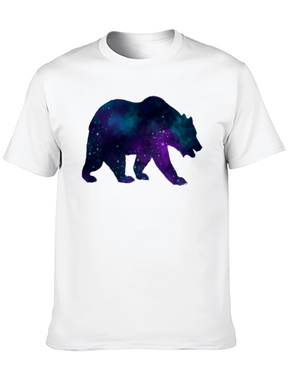 Galaxy Bear Black T-Shirt
