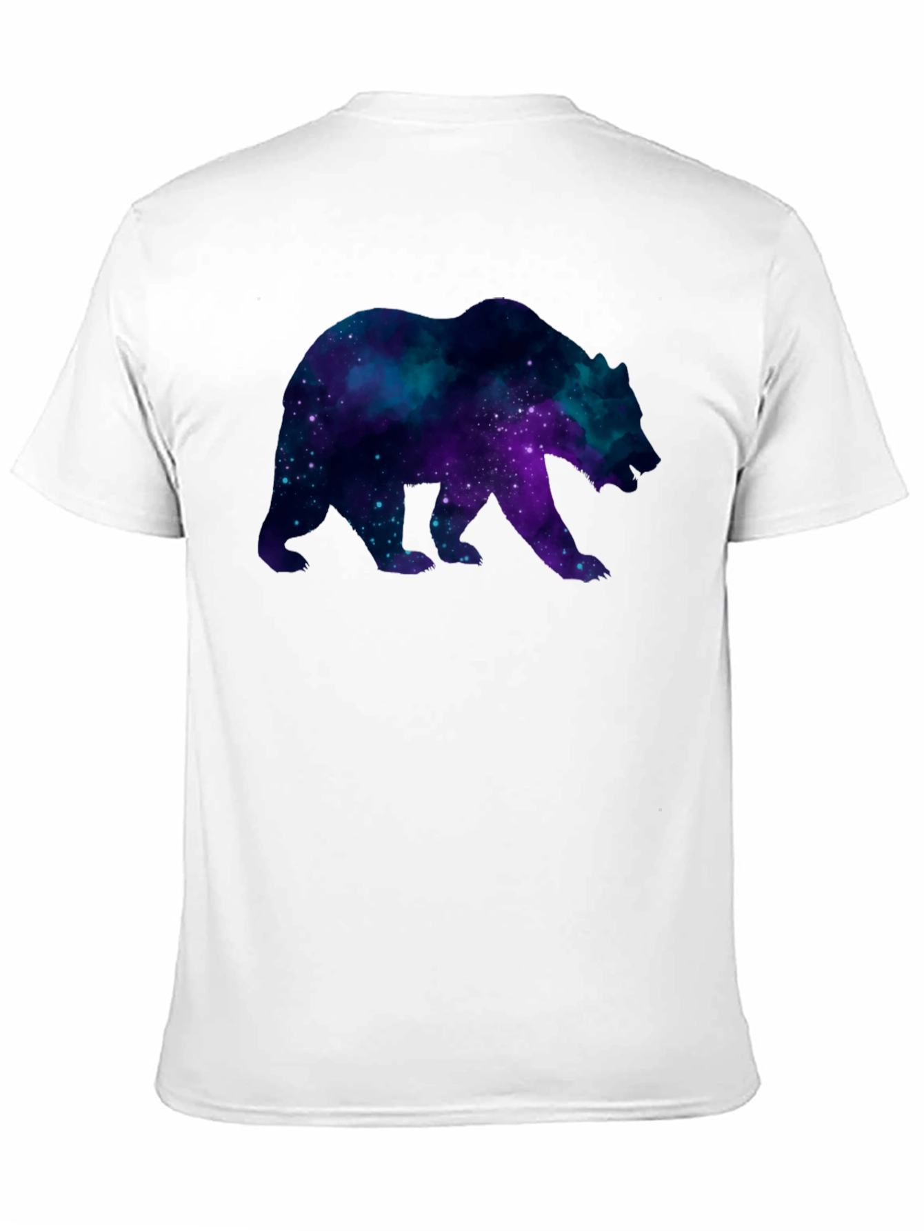 Galaxy Bear Black T-Shirt