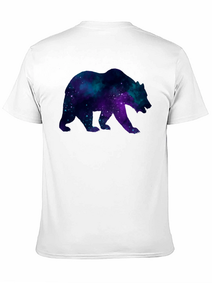 Galaxy Bear Black T-Shirt