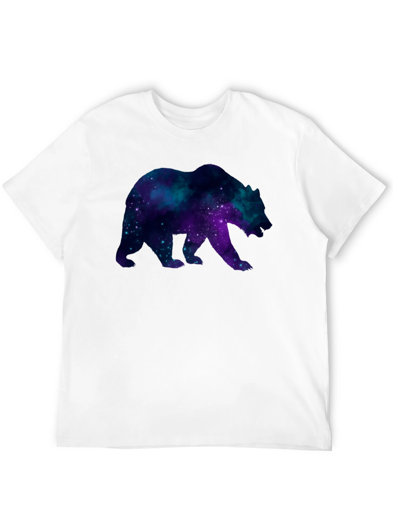 Galaxy Bear Black T-Shirt