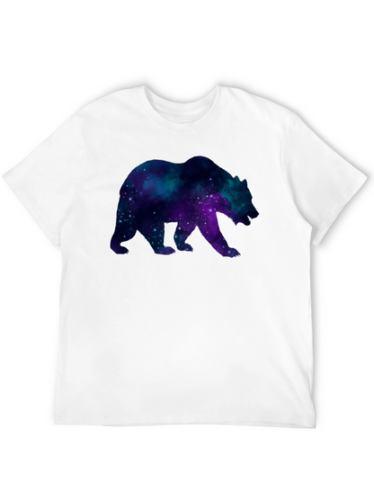 Galaxy Bear Black T-Shirt