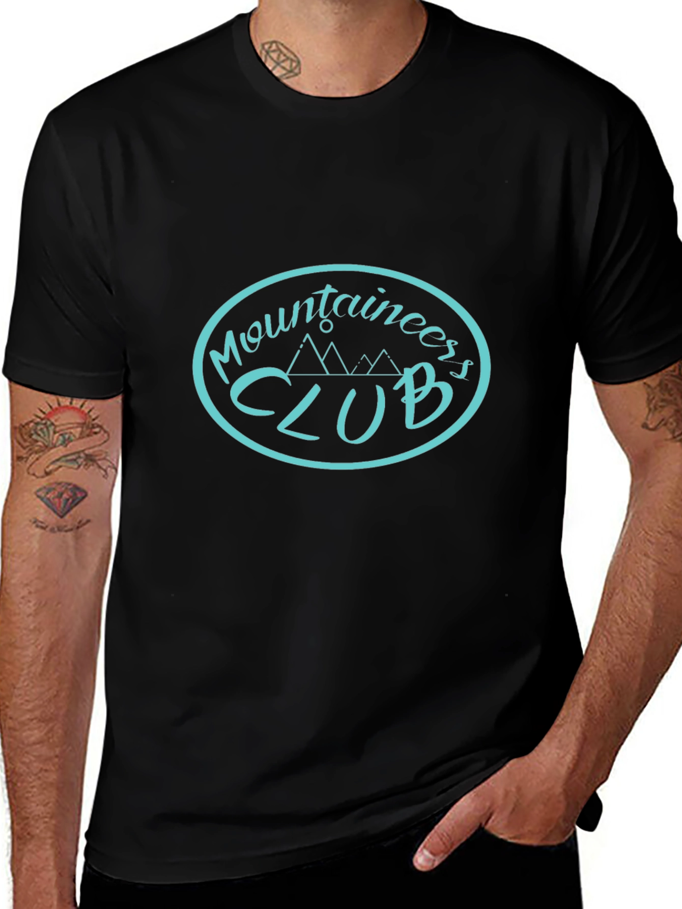 Mountaineers Club Graphic T-Shirt - Black