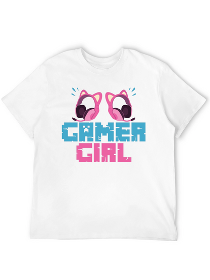 Gamer Girl Pixel Art Graphic Tee