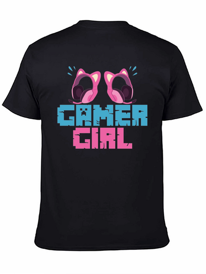 Gamer Girl Pixel Art Graphic Tee