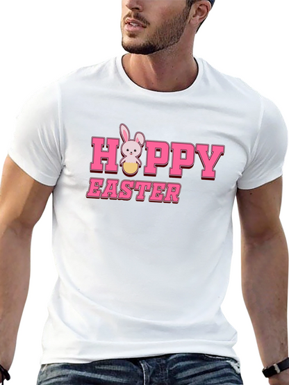 Hoppy Easter Bunny T-Shirt - Cute Holiday Tee