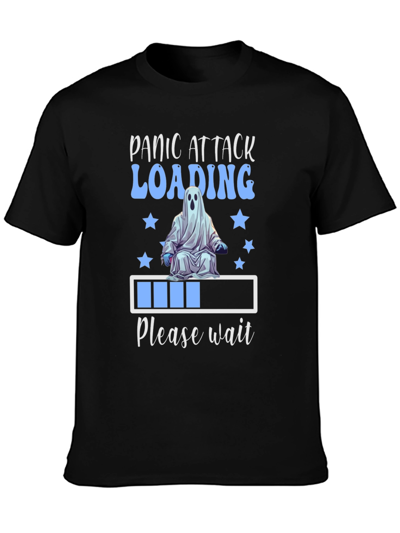 Panic Attack Loading Ghost T-Shirt