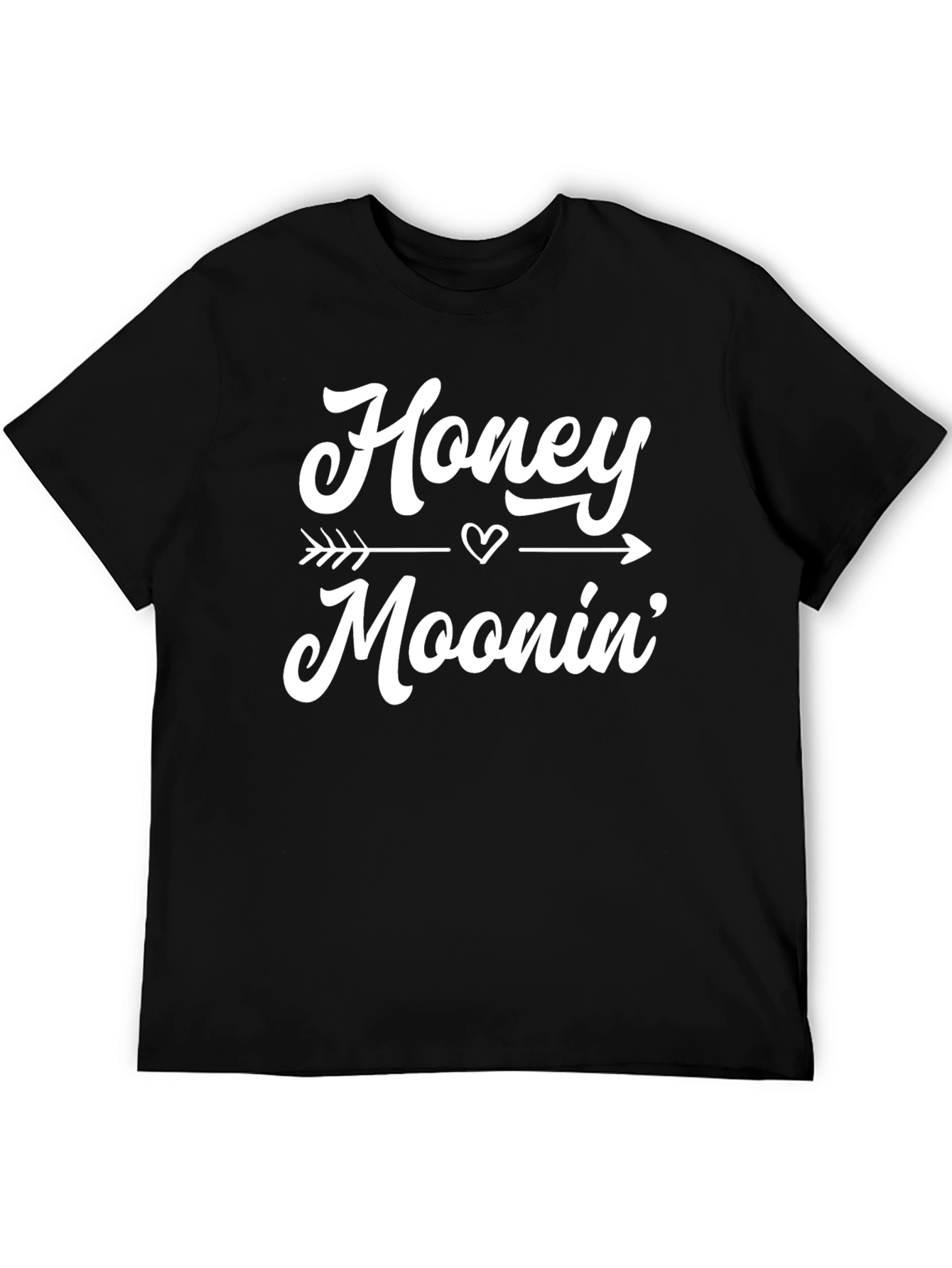 Honeymoonin Graphic Tee - Black Casual Shirt