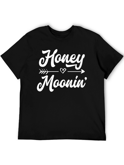 Honeymoonin Graphic Tee - Black Casual Shirt