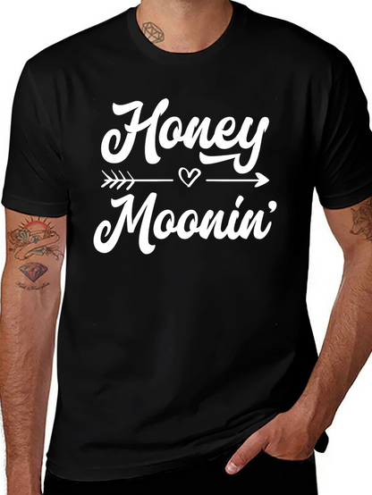 Honeymoonin Graphic Tee - Black Casual Shirt