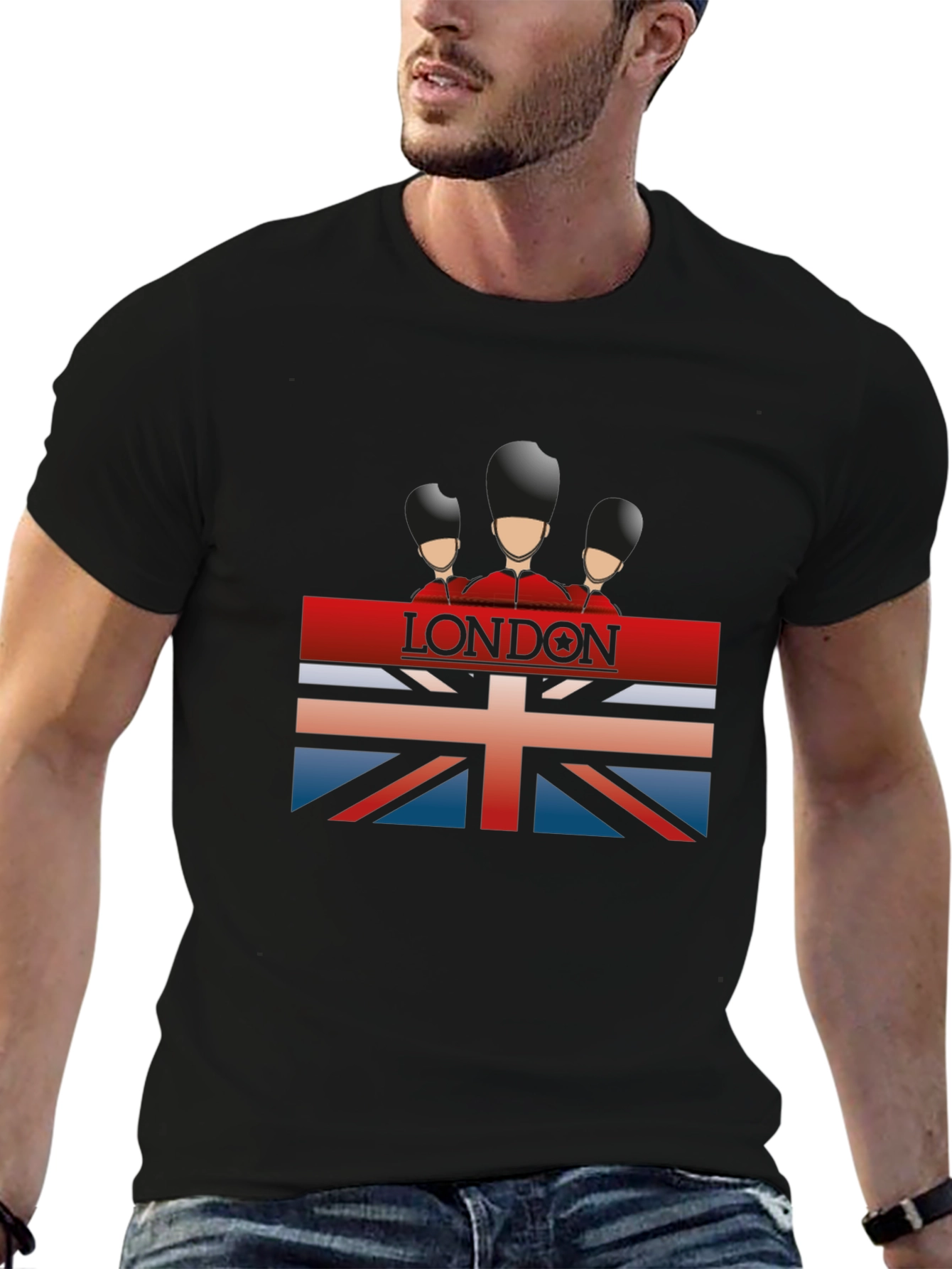 London Guard T-Shirt - Stylish Union Jack Design