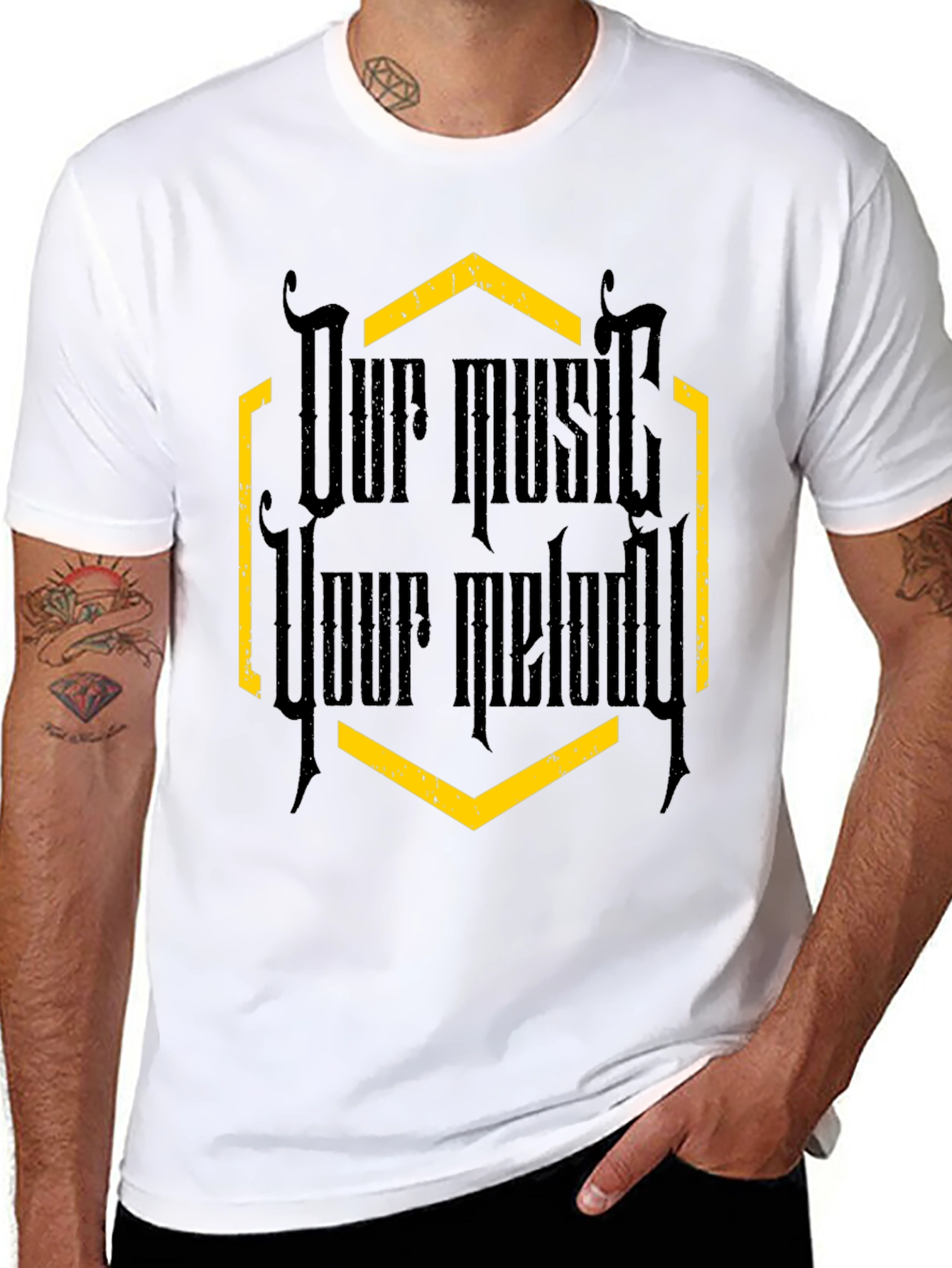Our Music Your Melody Graphic Tee - Black