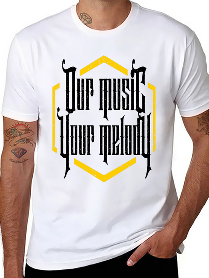 Our Music Your Melody Graphic Tee - Black
