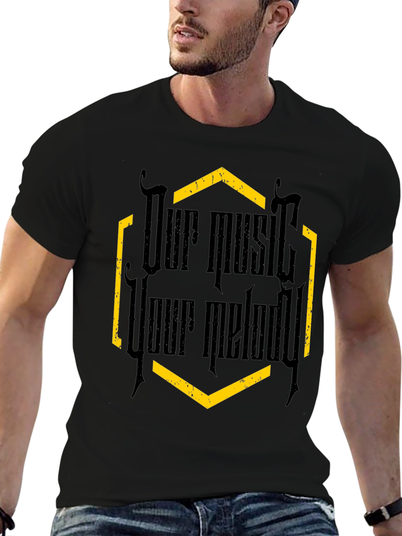 Our Music Your Melody Graphic Tee - Black