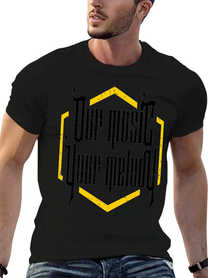 Our Music Your Melody Graphic Tee - Black