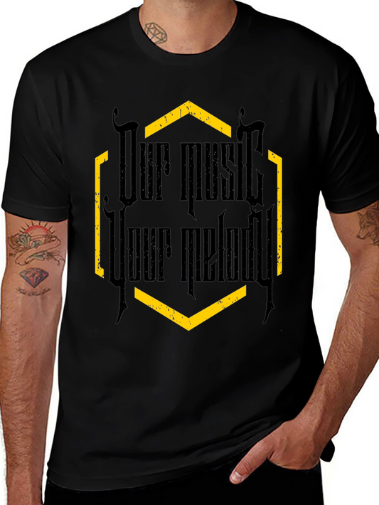 Our Music Your Melody Graphic Tee - Black