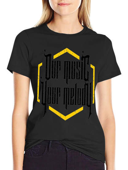 Our Music Your Melody Graphic Tee - Black
