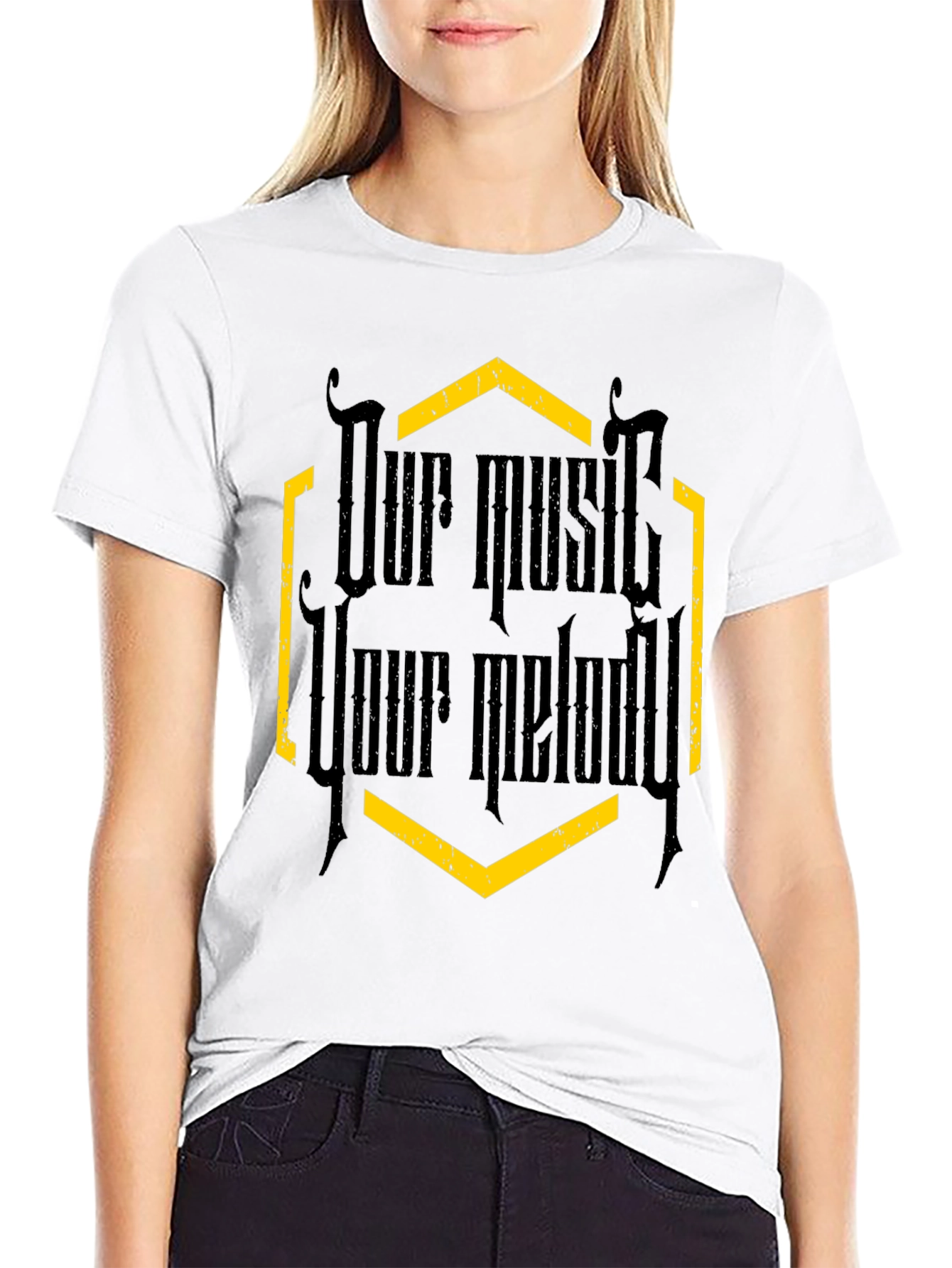 Our Music Your Melody Graphic Tee - Black