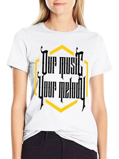 Our Music Your Melody Graphic Tee - Black