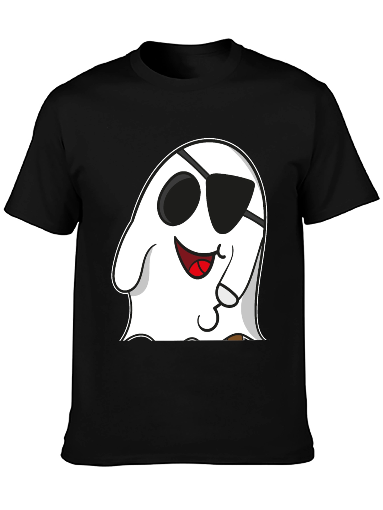 Funny Pirate Ghost Graphic T-Shirt