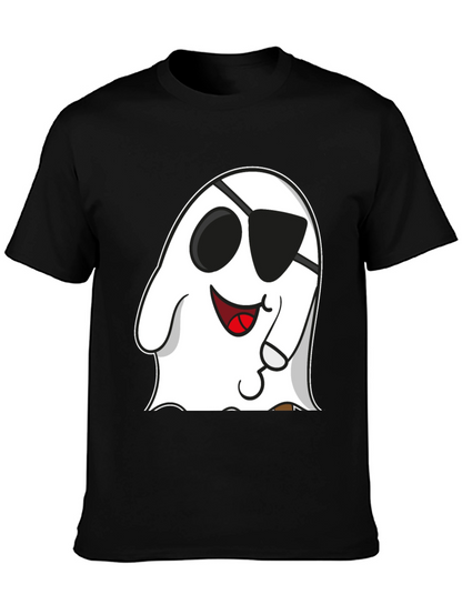 Funny Pirate Ghost Graphic T-Shirt