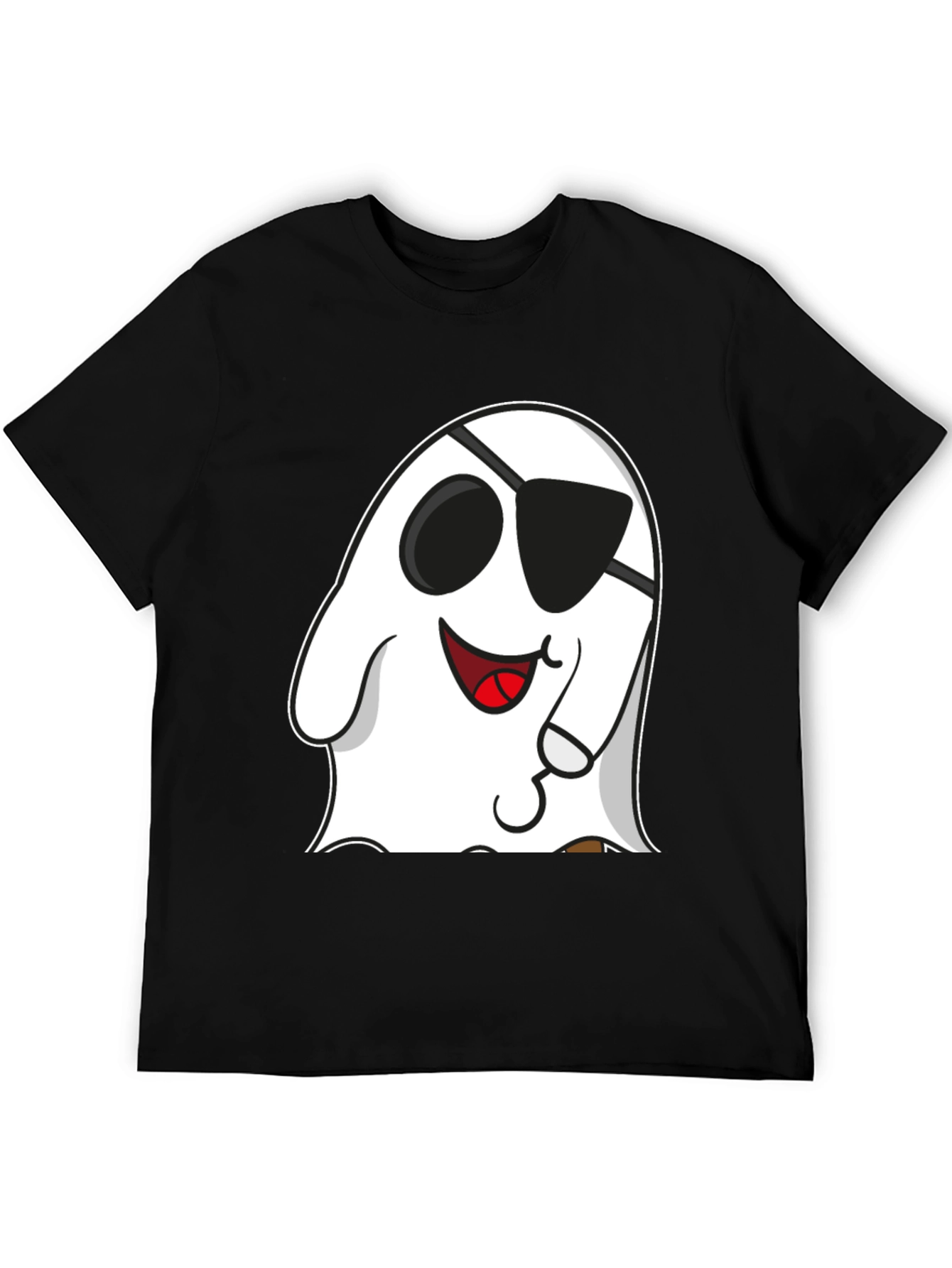 Funny Pirate Ghost Graphic T-Shirt