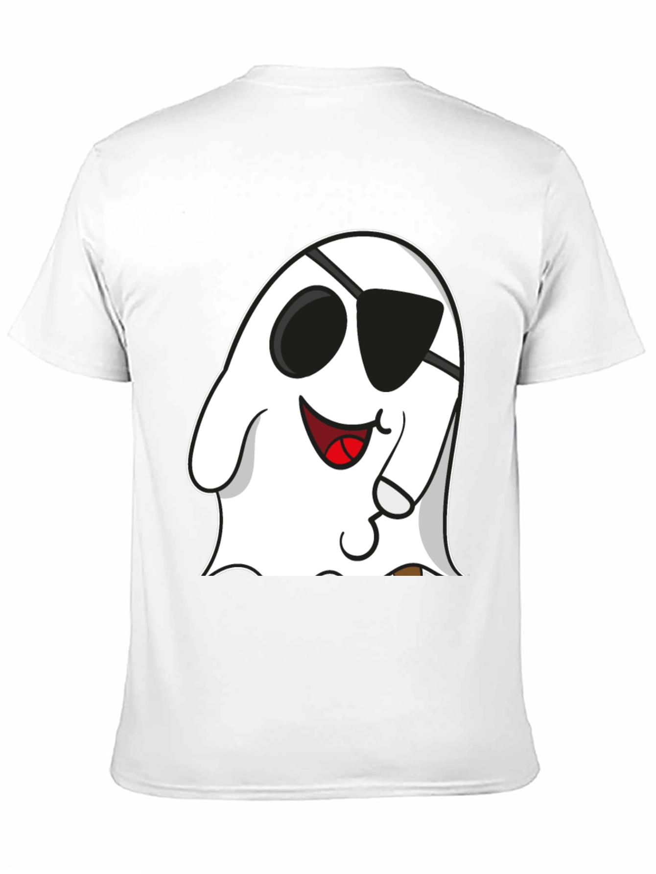 Funny Pirate Ghost Graphic T-Shirt