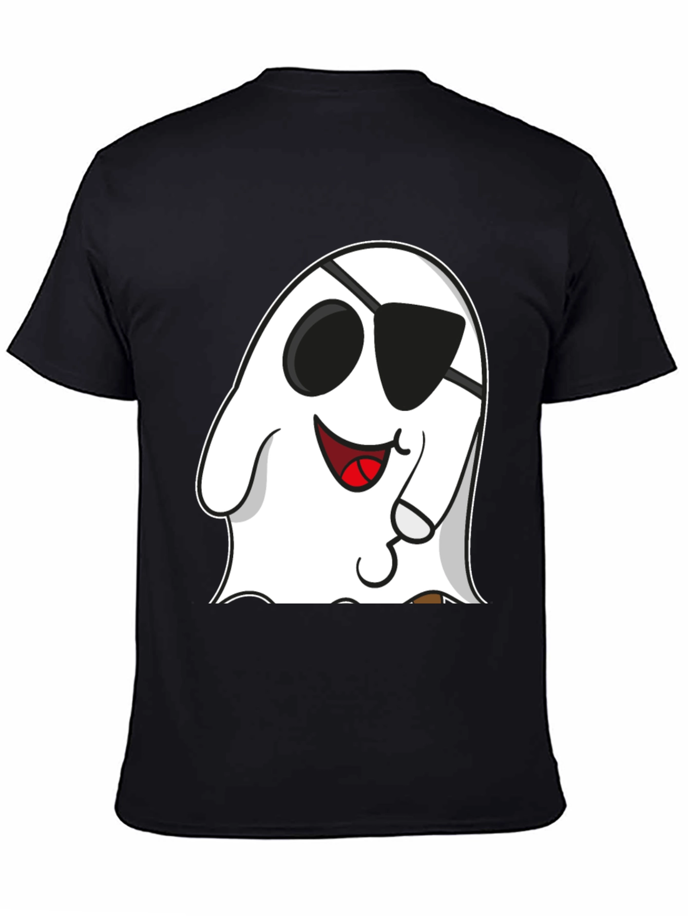 Funny Pirate Ghost Graphic T-Shirt