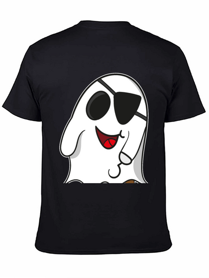 Funny Pirate Ghost Graphic T-Shirt