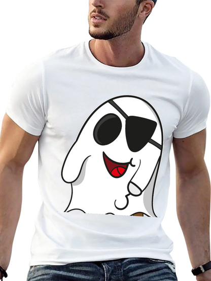 Funny Pirate Ghost Graphic T-Shirt