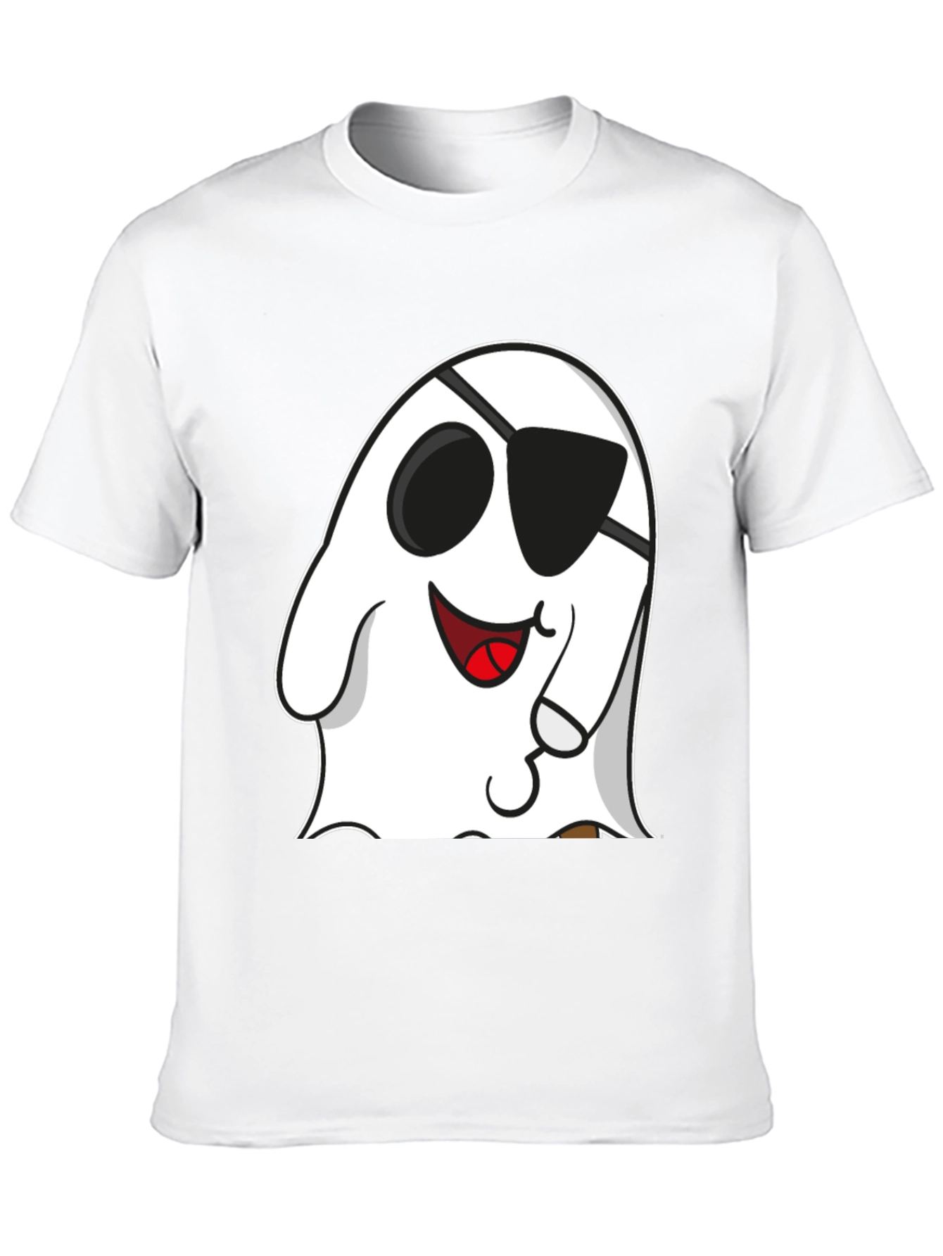 Funny Pirate Ghost Graphic T-Shirt