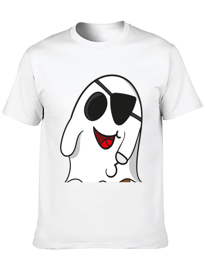 Funny Pirate Ghost Graphic T-Shirt