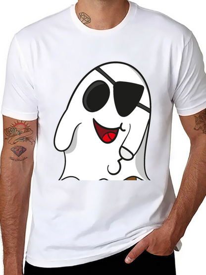 Funny Pirate Ghost Graphic T-Shirt