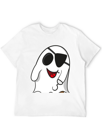 Funny Pirate Ghost Graphic T-Shirt