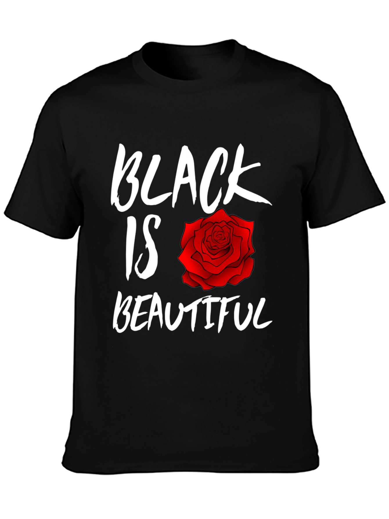 Black Is Beautiful Rose T-Shirt