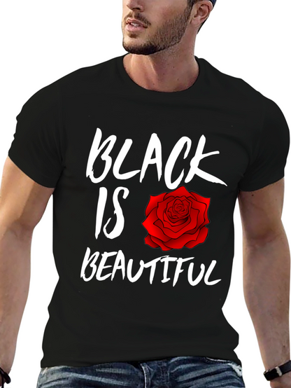 Black Is Beautiful Rose T-Shirt