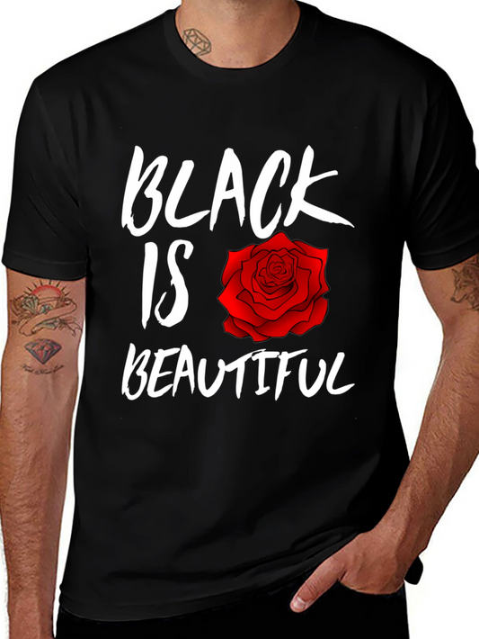 Black Is Beautiful Rose T-Shirt