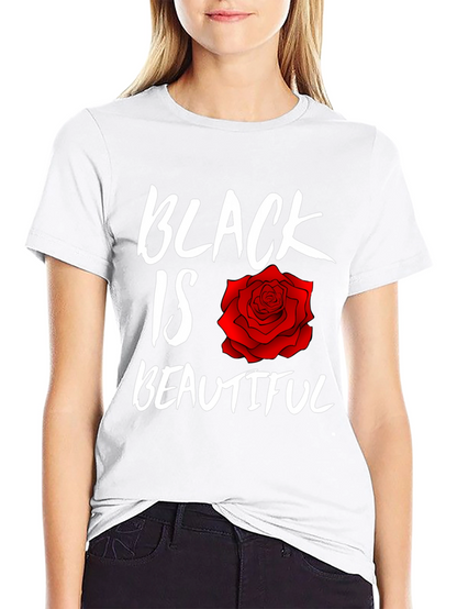 Black Is Beautiful Rose T-Shirt