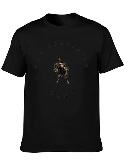 The Lookin In Band T-Shirt - Black Crew Neck