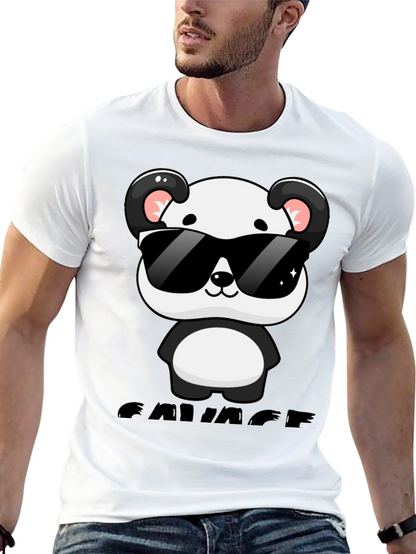 Savage Panda Graphic T-Shirt - Cool Casual Wear