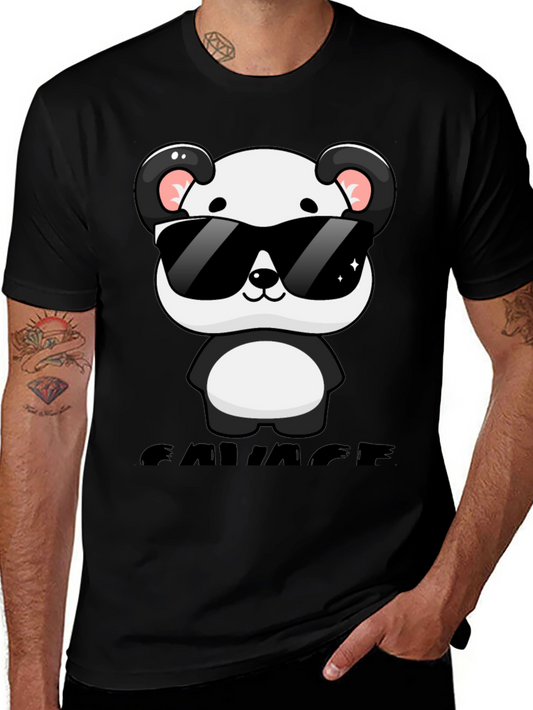 Savage Panda Graphic T-Shirt - Cool Casual Wear