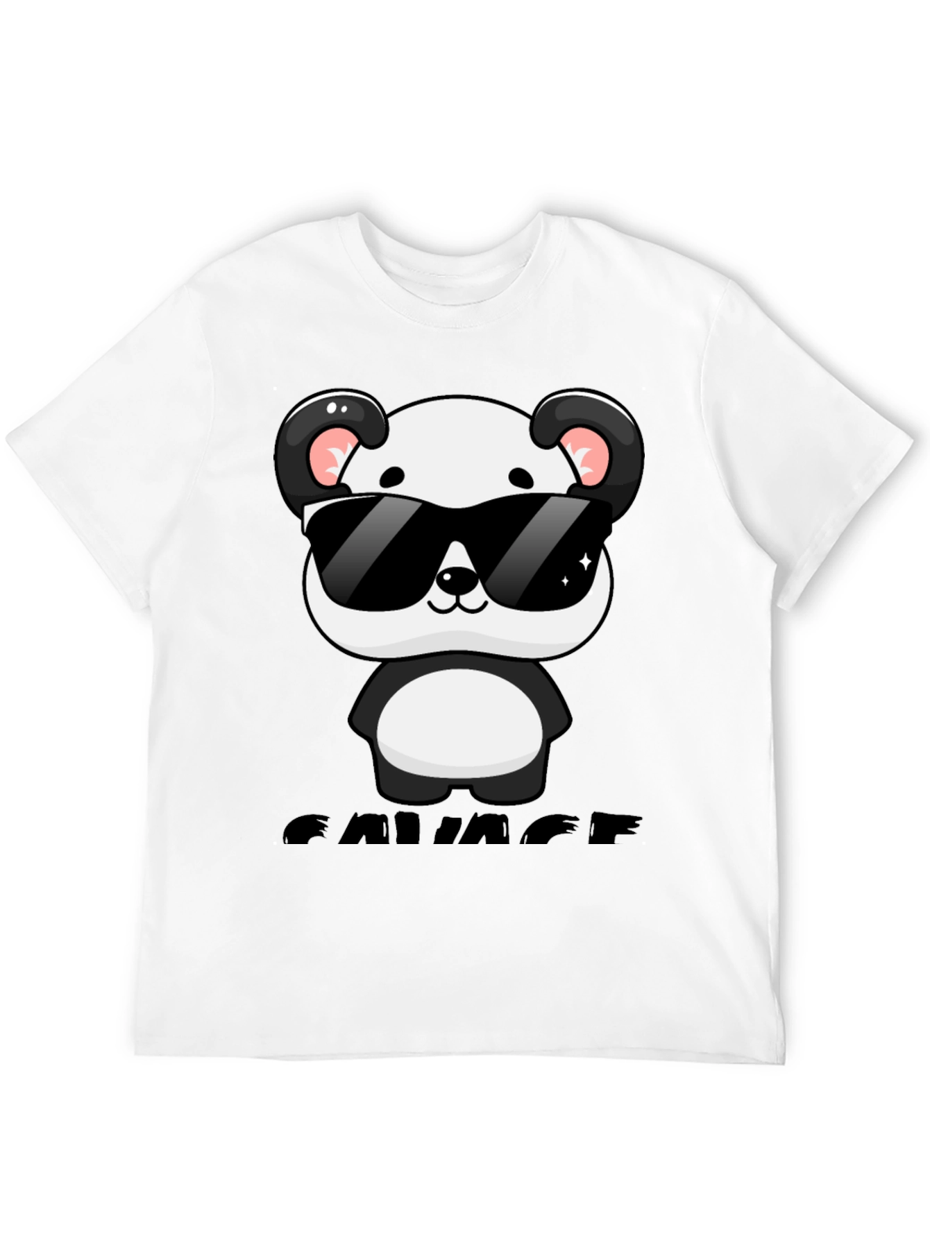 Savage Panda Graphic T-Shirt - Cool Casual Wear