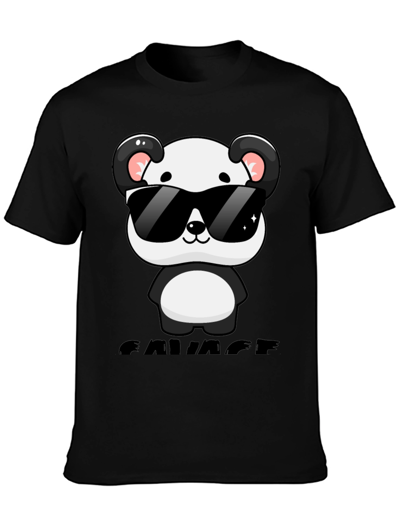 Savage Panda Graphic T-Shirt - Cool Casual Wear