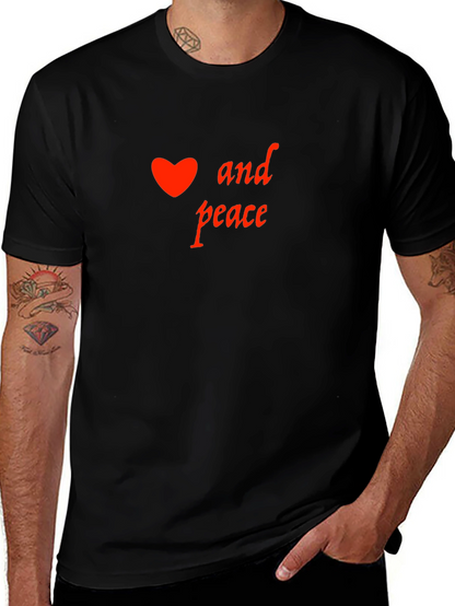 Heart and Peace Graphic T-Shirt