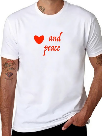 Heart and Peace Graphic T-Shirt