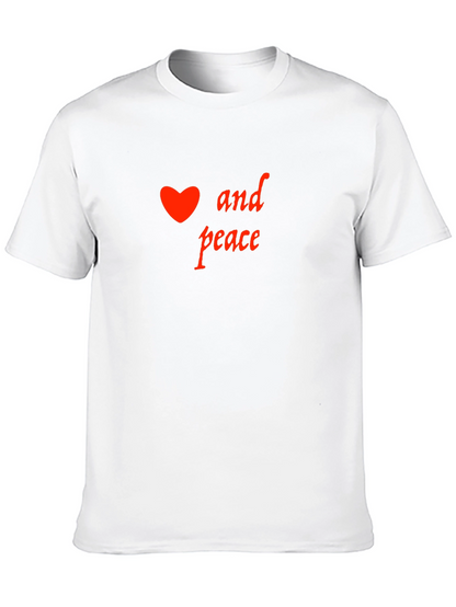 Heart and Peace Graphic T-Shirt