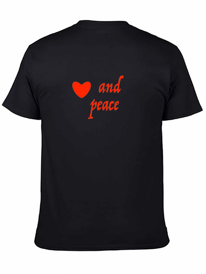 Heart and Peace Graphic T-Shirt
