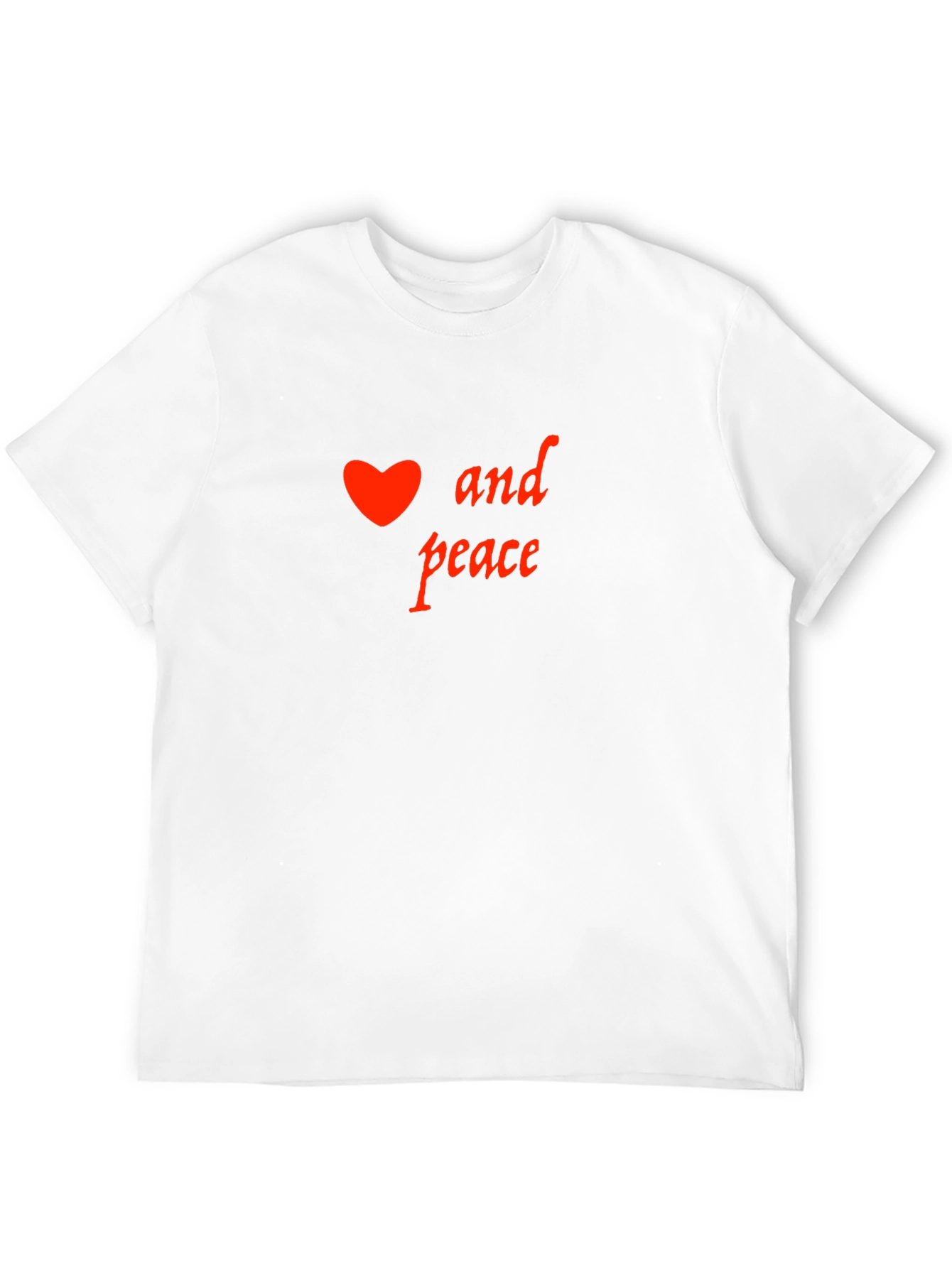 Heart and Peace Graphic T-Shirt